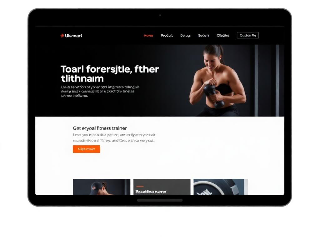 Ultramark PT — Personal trainer website design